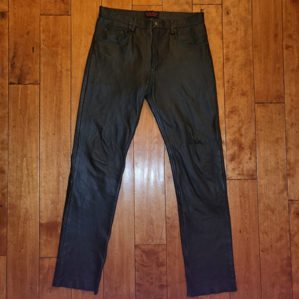 Leather world pants